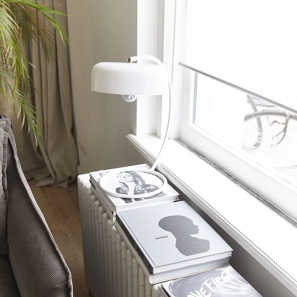 Tafellamp Bryce Wit 46 cm - Stijlvolle Design Tafellamp voor Binnengebruik - Afbeelding 2