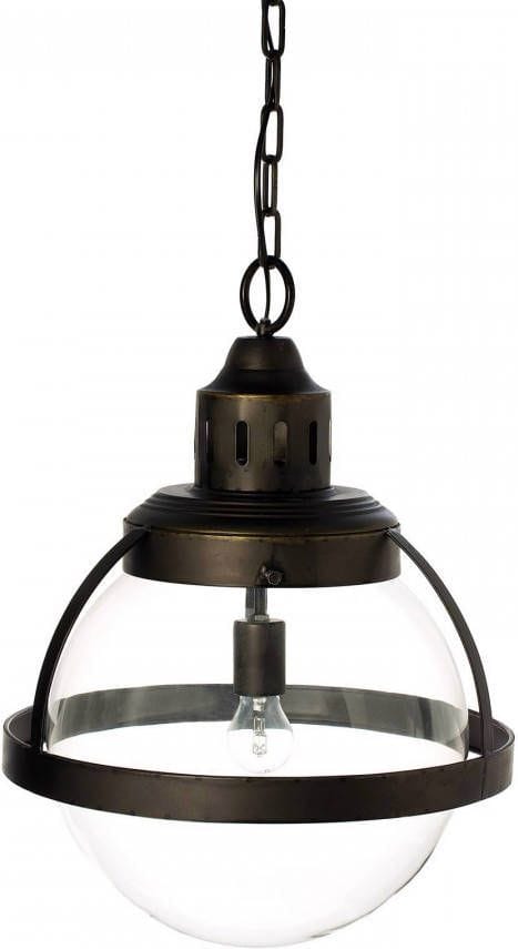 Boston Hanglamp van Metaal in Donkergrijs | 58 x 42 cm