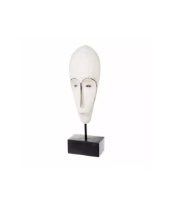 Ornament Tribe White 81 cm Decoratief Beeld voor Interieur
