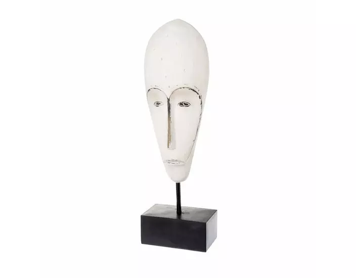 Ornament Tribe White 81 cm Decoratief Beeld voor Interieur