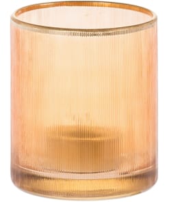 Oranje Sfeerlicht Blair 8 cm – Set van 3 Stuks