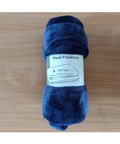 Paars Flanellen Plaid 150x200 cm – Zacht en Warm Deken