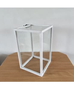 Chelsea Display Box Wit 34x34x55 cm – Decoratieve Opberg- en Presentatiekast