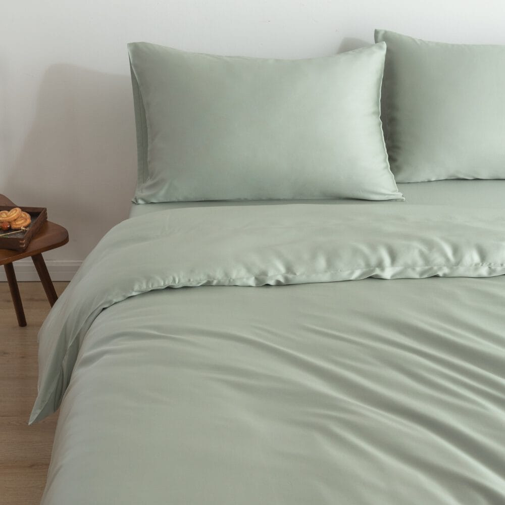 Tweepersoons Beddengoedset Xl - Sage Green - Afbeelding 3