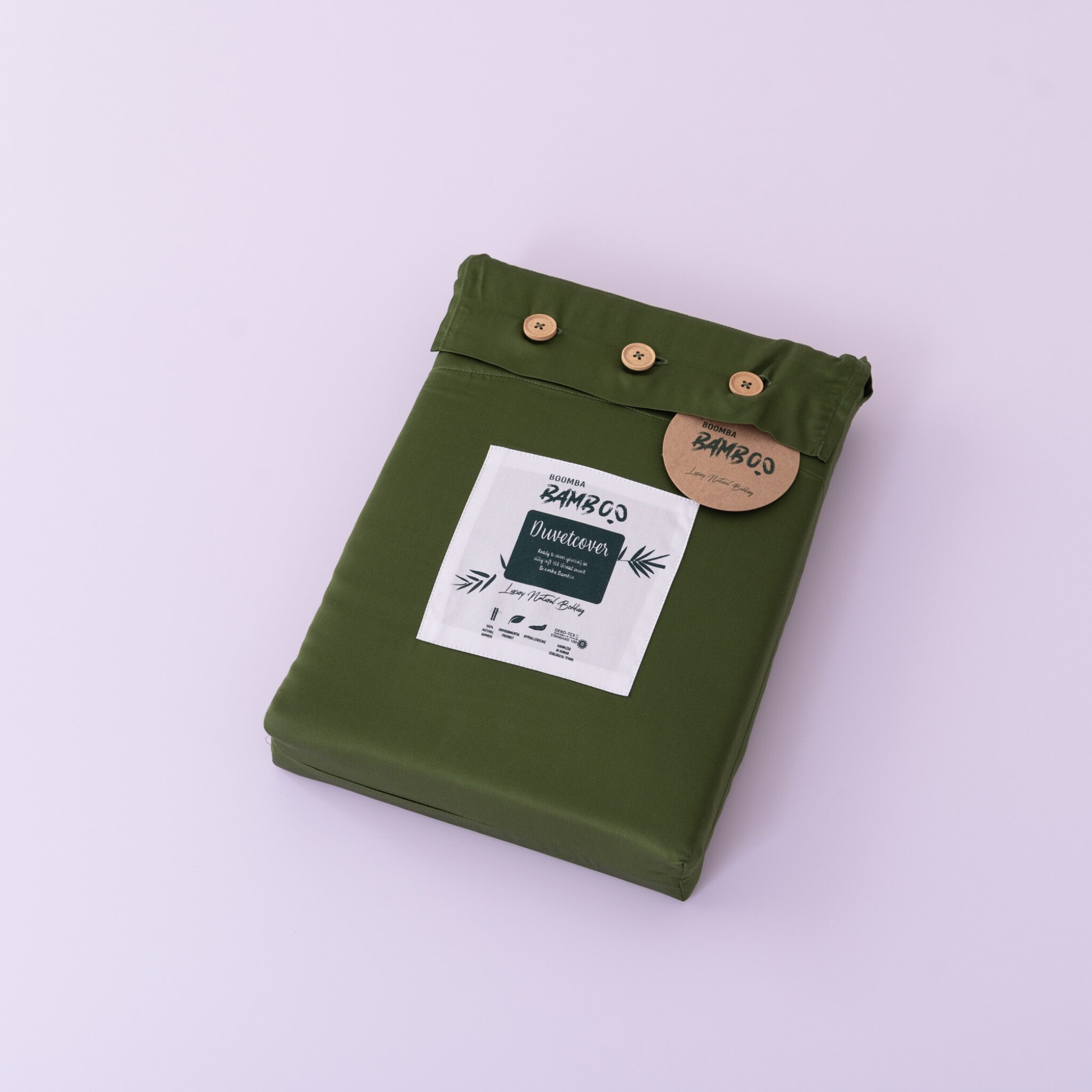 Eenpersoons Beddengoedset Xl - Deep Moss - Afbeelding 8