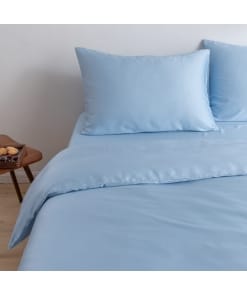 Alternative view of Eenpersoons Beddengoedset - Sky Blue