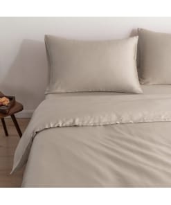 Alternative view of Eenpersoons Beddengoedset - Soft Taupe