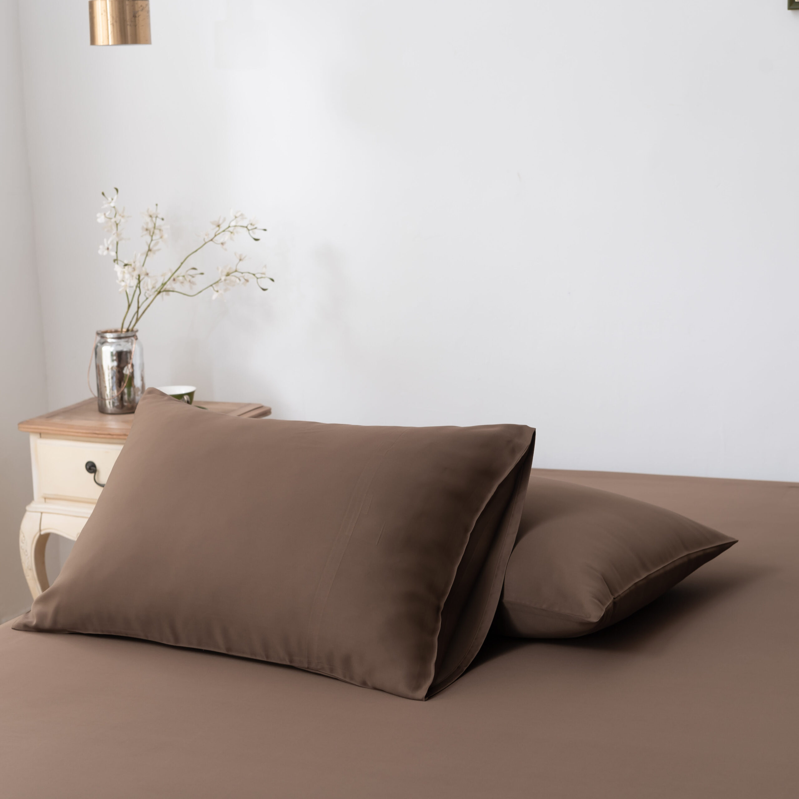 Tweepersoons Beddengoedset Xxl - Coffee Brown - Afbeelding 8