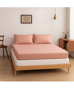 Hoeslaken (Topdekmatras) - Cuddle Pink - Premium