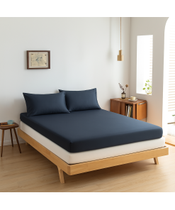 Hoeslaken (Topdekmatras) - Space Blue - Premium