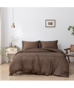 Alternative view of Dekbedovertrek - Coffee Brown - Premium