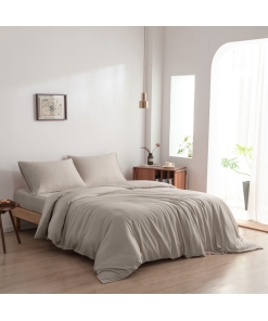 Dekbedovertrek - Soft Taupe - Premium