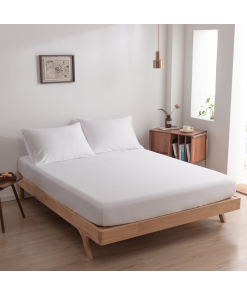 Hoeslaken (Topdekmatras) - Wit - Basic