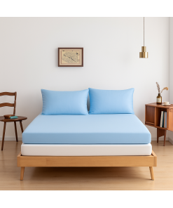 Alternative view of Hoeslaken (Topdekmatras) - Sky Blue - Premium