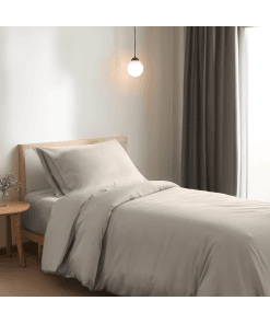 Eenpersoons Beddengoedset Xl - Soft Taupe