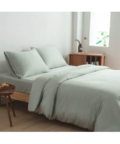 Tweepersoons Beddengoedset L - Sage Green